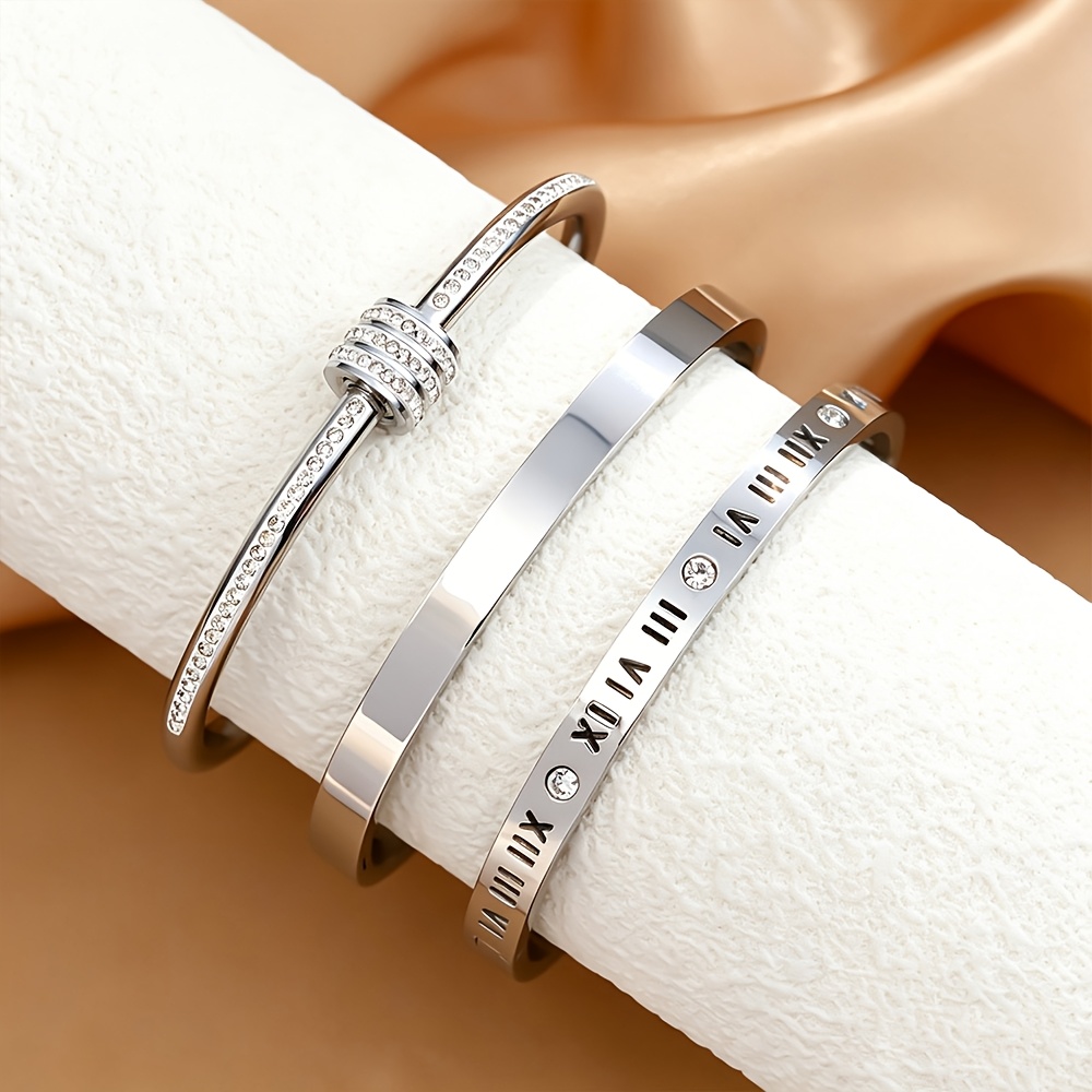 Women's Waterproof Stainless Steel Bracelet, Stacking Gift